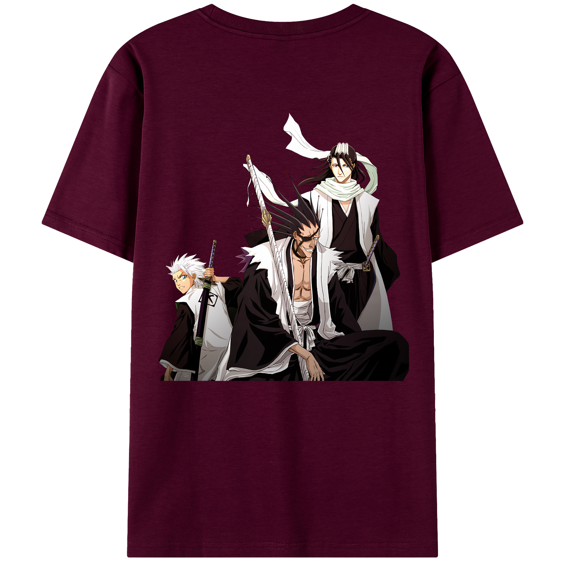 （画像用） ブリーチ ざらき けんぱち BLEACH Zaraki Kenpachi レディース半袖Tシャツ(バックプリント)